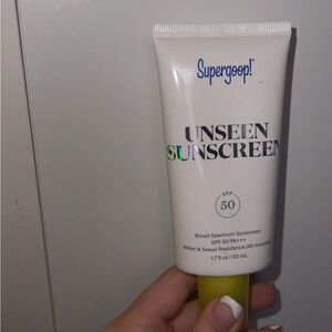 Supergoop! Unseen Sunscreen SPF 50 - White and Green
